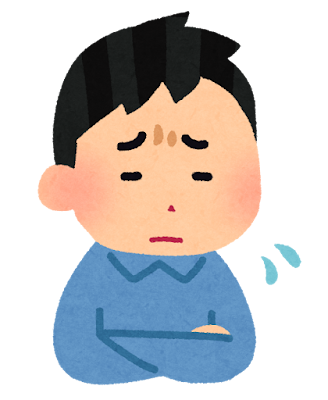 悩む人